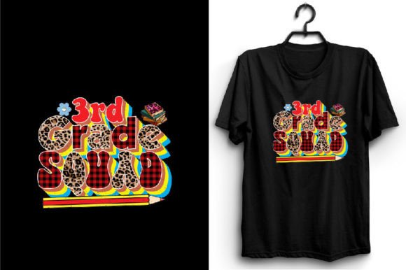 3rd Grade Squad: Back-to-School Sublimation Designs