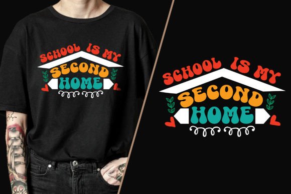Chic Tee Design: School is My Second Home