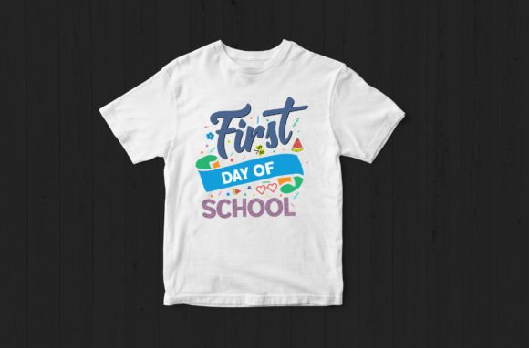 First Day of School SVG T-Shirt Design: A Creative, Versatile Back-to-School Digital Asset