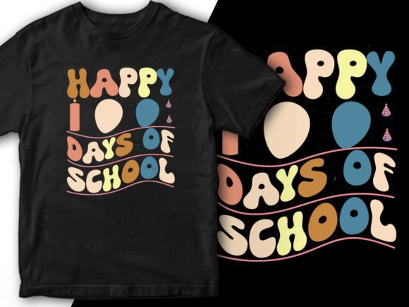 Groovy Vintage Happy School T-Shirt