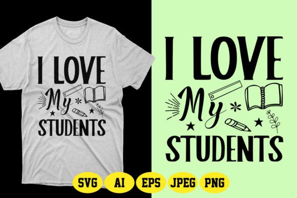 I Love My Students SVG 3