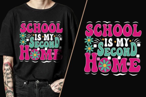 School is My Second Home Trendy T-shirt