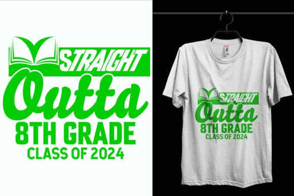 Straight Autta School T-Shirt Design