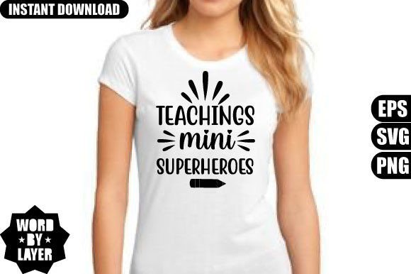 Teachings Mini Superheroes SVG Design: Empowering Educators Through Thoughtful Digital Craft