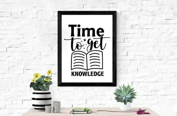 Time to Get Knowledge SVG Design